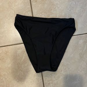Black JCrew high waisted bikini bottom